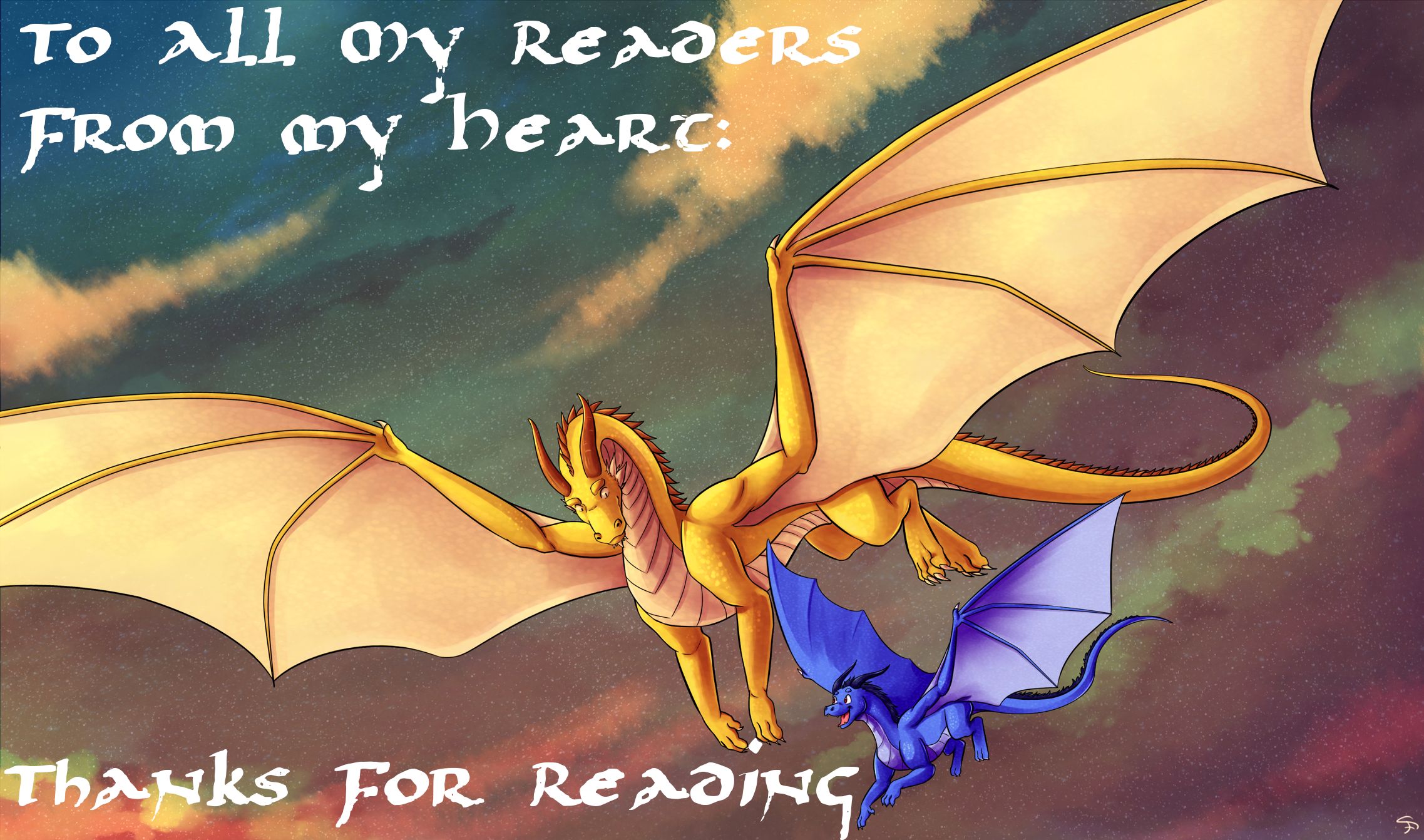 To All My Readers, From My Heart: Thanks For Reading!